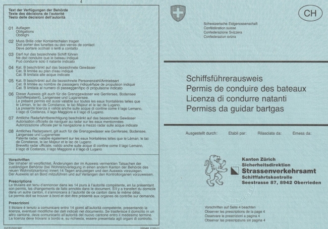Gute Fahrt auf schweizerischen Gewässern – Lehrbuch mit Lernapplikation
